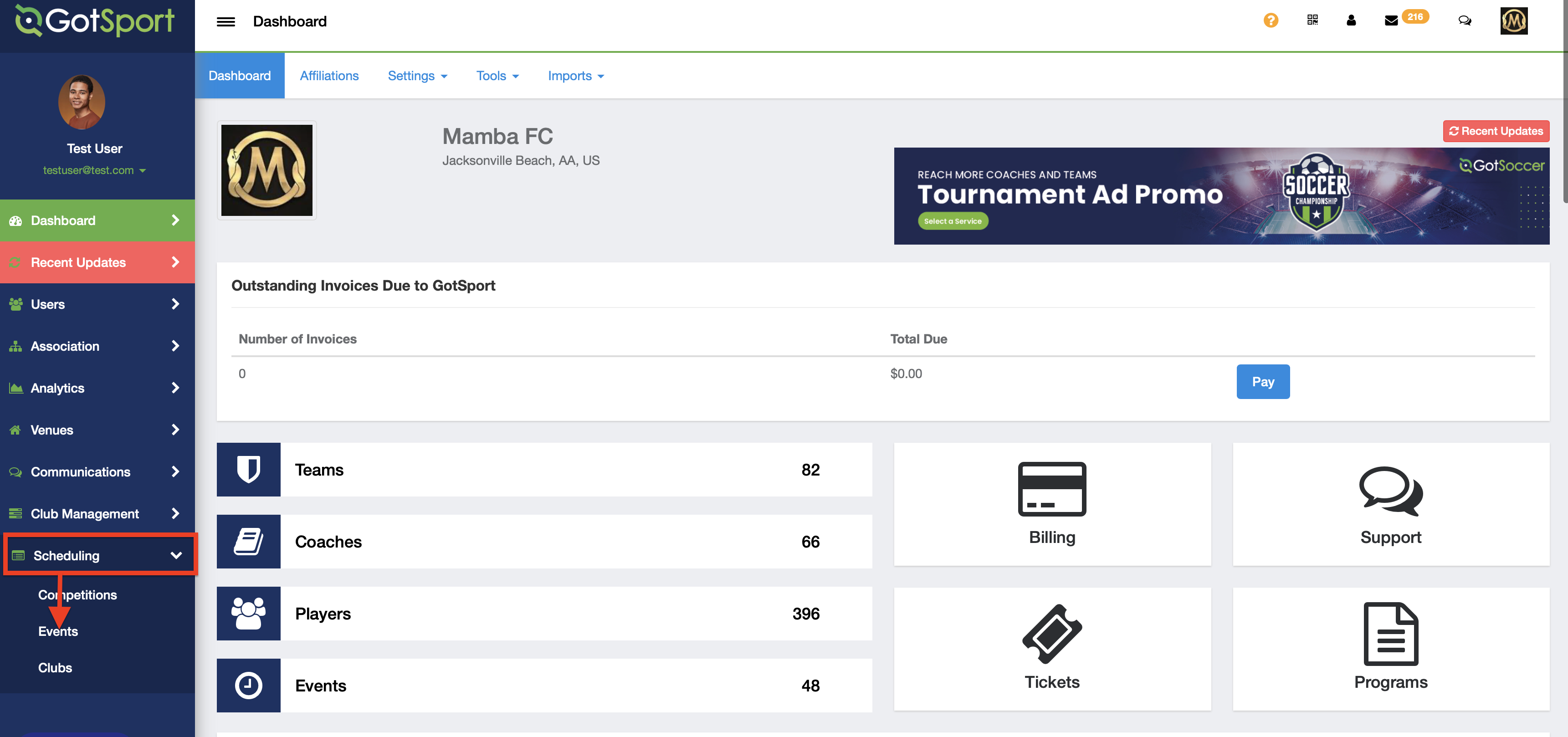 How To Print PDF Schedules For An Event GotSport